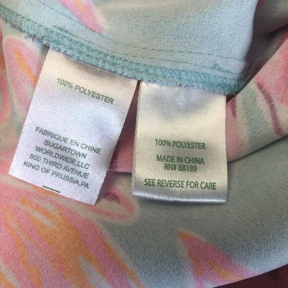 NWT Lilly Pulitzer Esmeray Midi 2PC Set Puff Sleeve Surf Blue Bonita Blooms Sz L - Picture 15 of 16